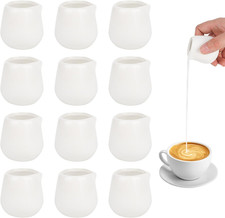 12 PCS White Small Porcelain