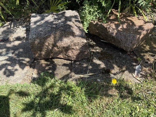 Large granite garden rocks - large,