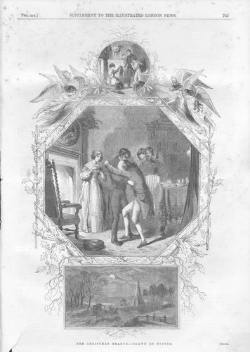 Original old antique - antique, print