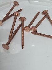 COPPER CLOUT NAILS ~ Roofing Slate, Tree Stump Killers 3.35x50mm Shingles