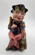 Melba Ware Punch/Jester with dog Toby Jug