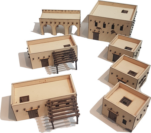 28mm mdf adobe desert - 28mm,