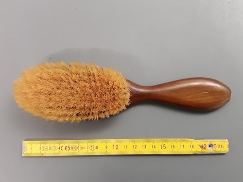 Vintage hair brush wooden - vintage,