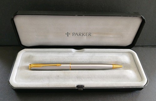 Parker sonnet brushed steel - steel, &