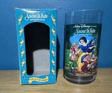 Burger King Disney Glasses - Snow White Collector Series 1995 Plastic Glass