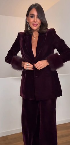 Zara velvet blazer with faux - zara,