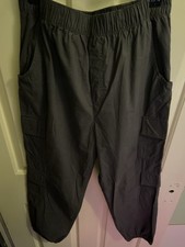 Girls Dark Grey Cargo Pants
