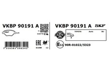 Brake pads VKBP 90191 A SKF for TOYOTA COROLLA Saloon AURIS AURIS Estate