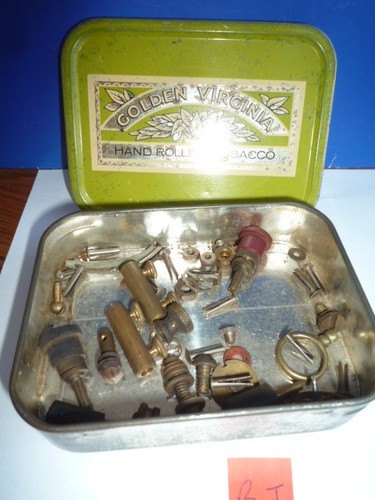 Vintage brass bits - brass, bobs