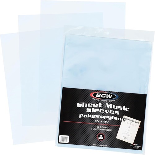 100 bcw sheet music - 100,