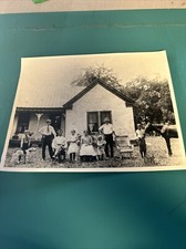 Antique Snapshot Photo Family