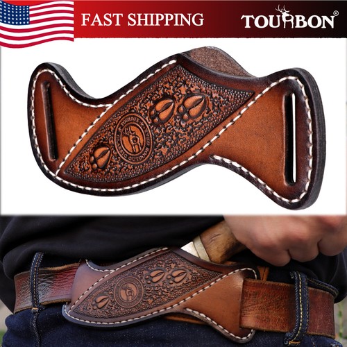 Tourbon leather fixed blade - tourbon,