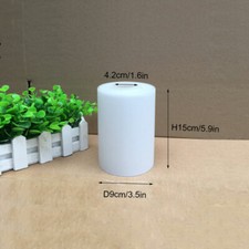 Matte White Opal Glass Shade Spare Replacement Cylinder Frosted Glass Cover