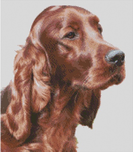 Cross stitch pattern red - pattern,,