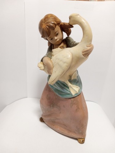 Lladro vtg figurine 2095 duck - lladro, figurine.2095.