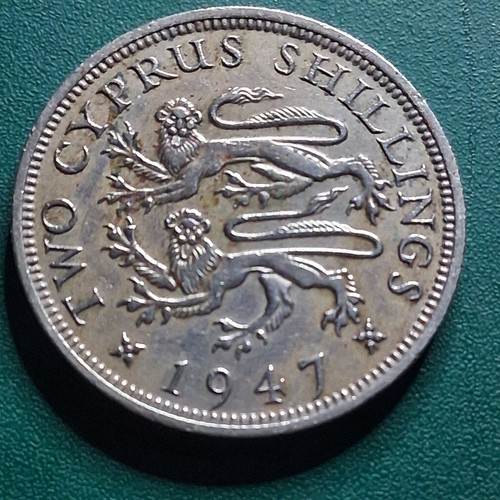 Cyprus 1947 two - cyprus,