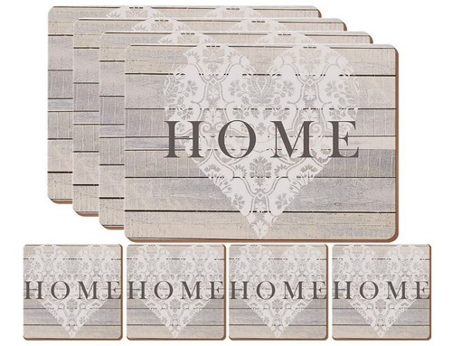 Set home heart wood - set,