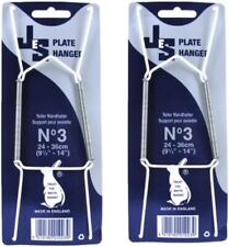 2x Wire Spring Plate Wall