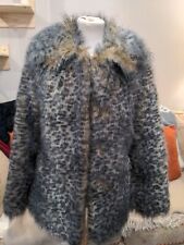 Jane Norman Beautiful Faux Fur Jacket Oversized Size 8