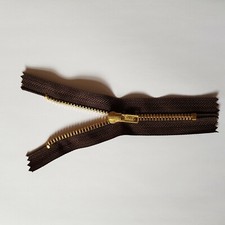 Brass Trouser Jeans Zip Zipper