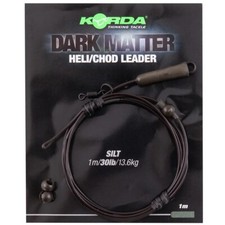 Korda Dark Matter Leader Heli Silt 30lb Helicopter Chod Leader Safe Zone 1 Meter