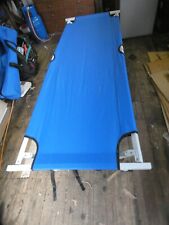 Caravan ,camping metal framed camp bed and mattress