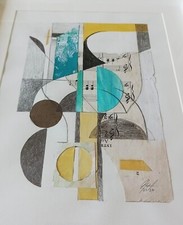 Abstract Collage Painting by