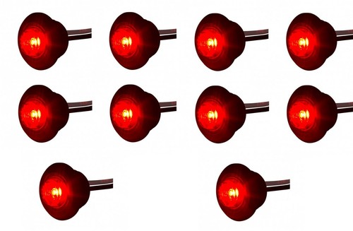 Red 24v led marker - x, 12/24v