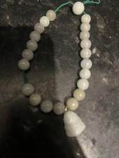 Jade Bracelet with Lucky Buddha Pendant