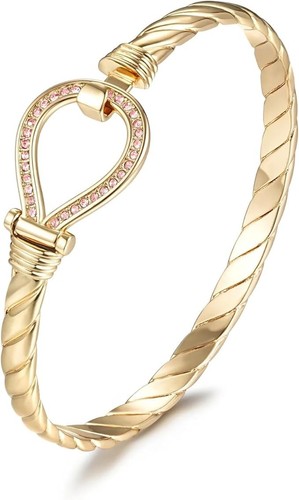 Women 9ct gold bangle bracelet - bangle,