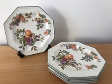 Set of 5 Johnson Brothers 25cm Dinner Plates - Fresh Fruit