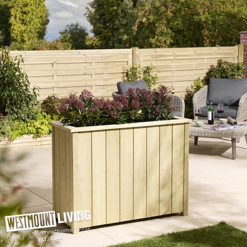 Tall rectangular wooden g - rectangular, t&g