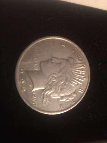 1922 peace dollar