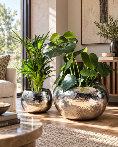 Nickel planters set 2 - nickel,