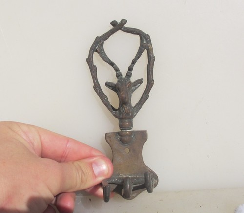 Vintage brass hanger bracket - brass,