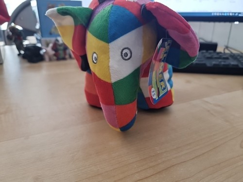 Elmer soft toy - soft, &