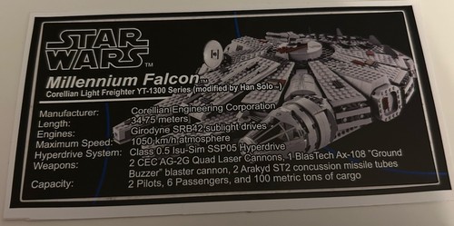 Lego star wars ucs - star, sticker