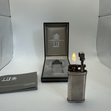 Dunhill WORKING Unique petrol lighter Made in England boxed