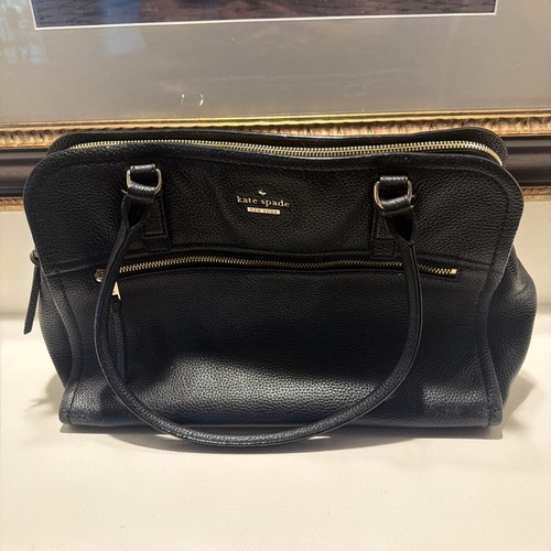 Kate spade black pebbled - black,