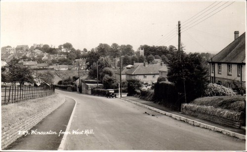 Wincanton from west hill - hill, #