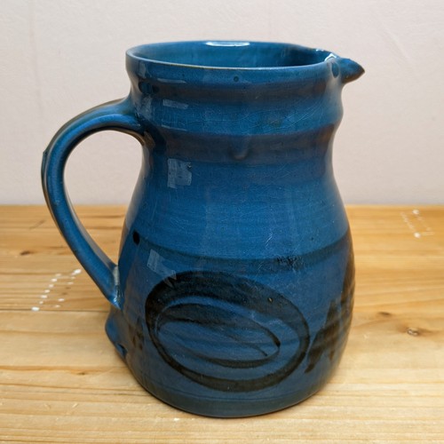 Vintage studio pottery jug - pottery,