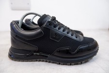 Louis Vuitton Mens Run Away Trainers Sneakers Size Uk 6 Eu 40 Black Monogram 