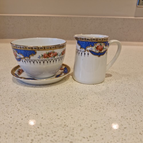 Antique porcelain floral - porcelain,