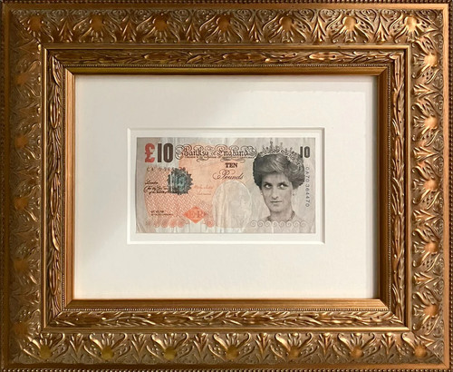 Banksy faced tenner - |, di-faced