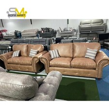 Oakland Brown 3+2 Seater Sofa