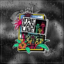 Van Life Giraffe Vinyl Sticker