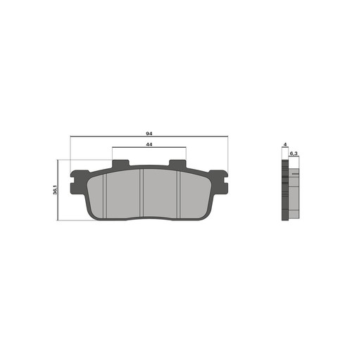 Malossi brake pads for yamaha - brake,