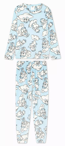 Ladies minky fleece pyjamas - ladies,