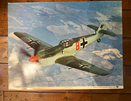 Vintage messerschmitt 109 - vintage,
