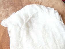 Net Curtain 158'' Wide x 37'' & 46'' Length Has Frill That Goes Up And Down